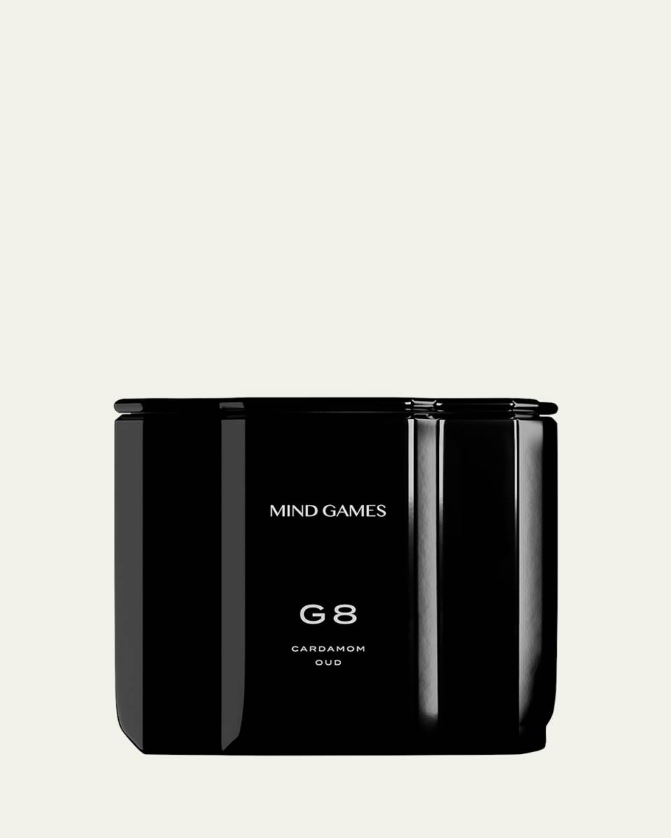 G8 Black King Cardamom Oud Luxury Candle, 10 oz.